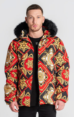 Red Splendour Puffer Jacket