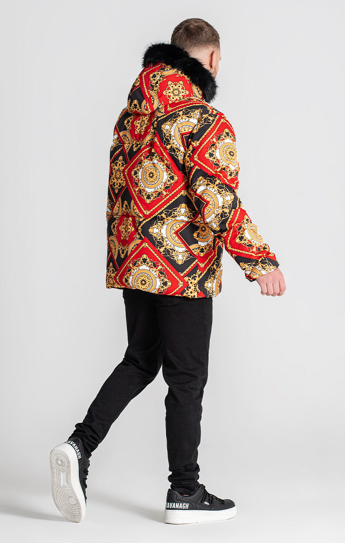 Red Splendour Puffer Jacket