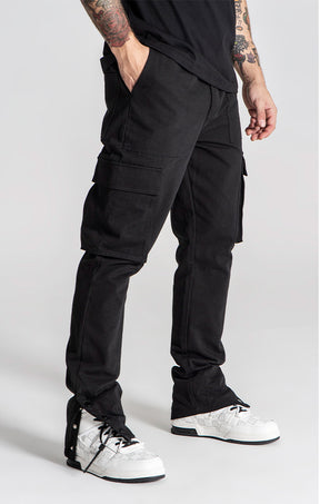 Black Explorer Cargo Pants