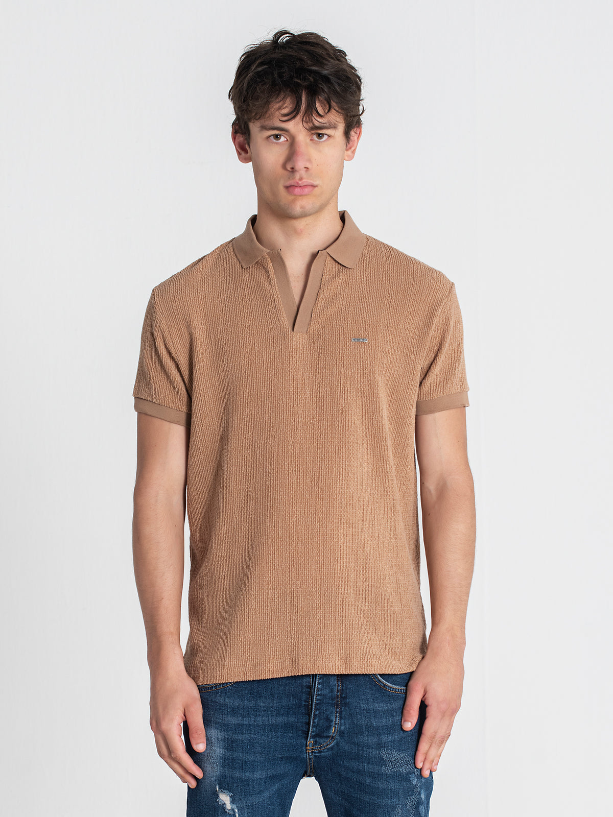 polos / Camel Texture Polo