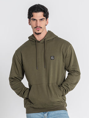 hoodies / Army Green GK Plaque Hoodie