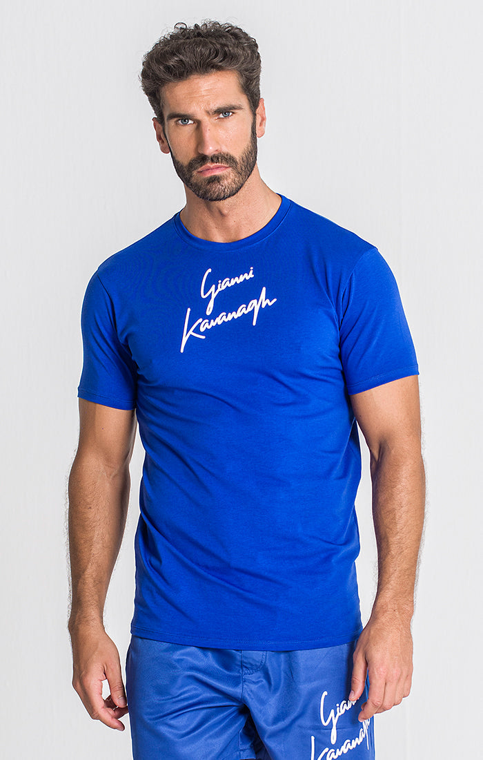 t-shirts / Blue Signature Tee