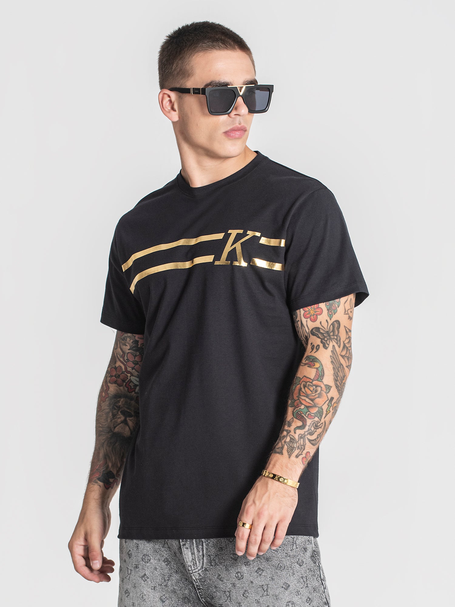 t-shirts / Black K Foil Tee