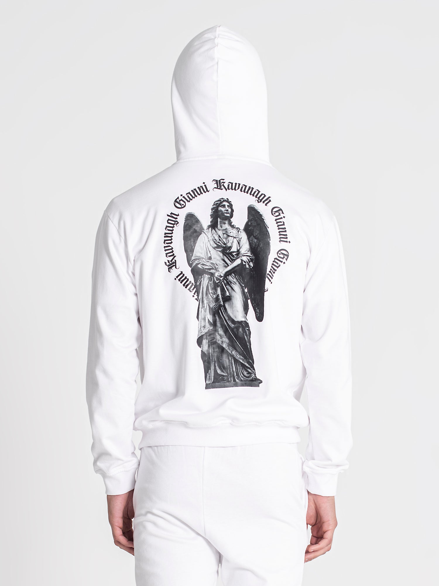 White Saint Hoodie Jacket