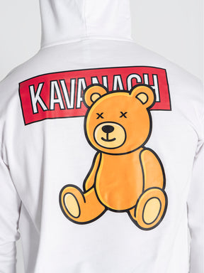 hoodies / White GK Bear Alert Hoodie