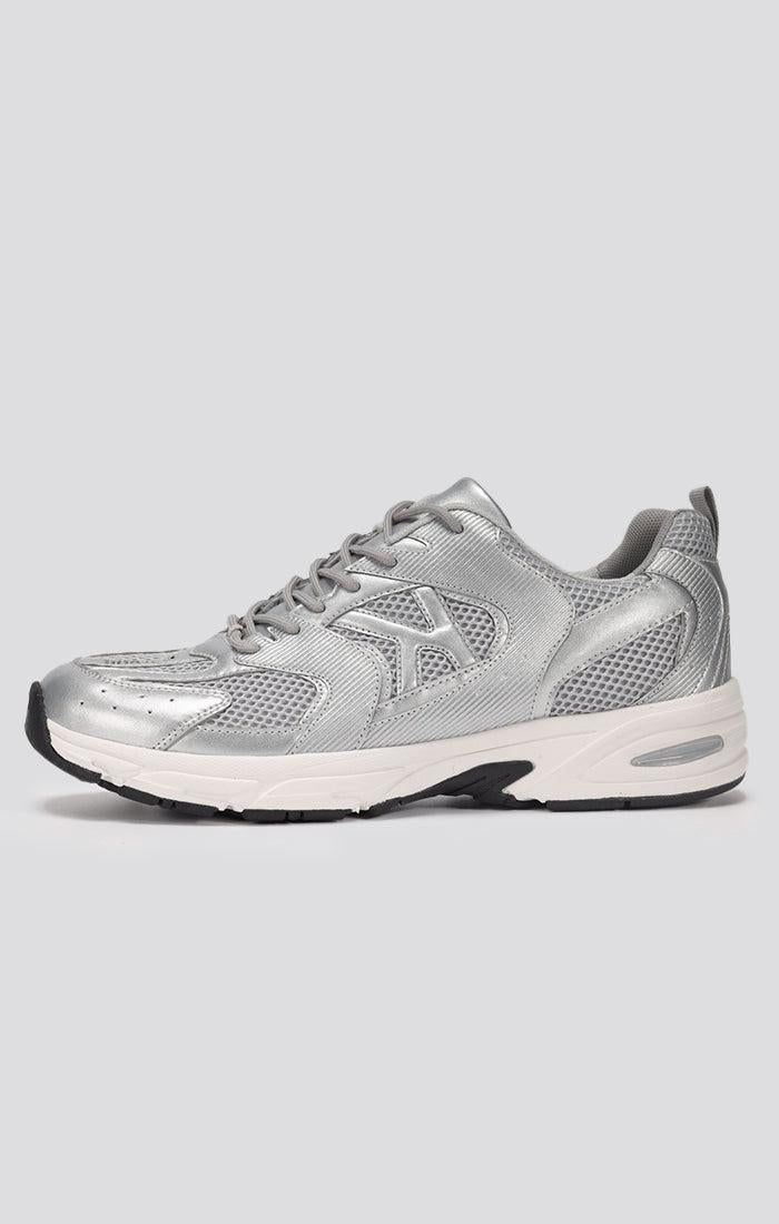 sneakers / Silver Runner Sneakers