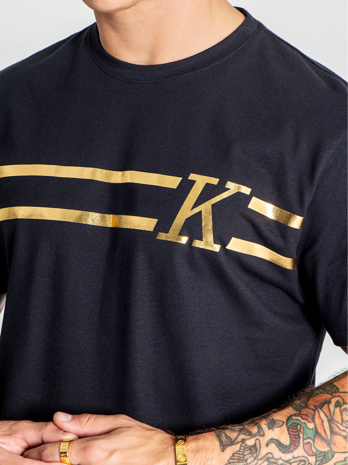 t-shirts / Black K Foil Tee