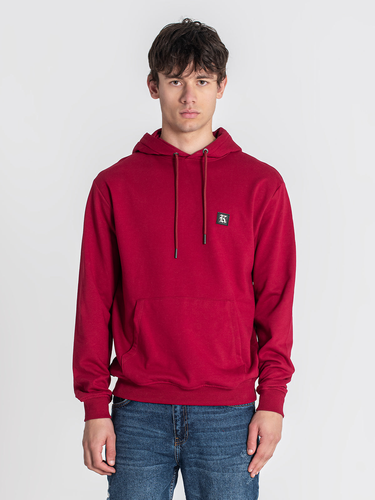 hoodies / Burgundy Warrior Angel Hoodie