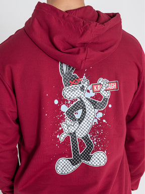 hoodies / Burgundy GK Bunny Hoodie