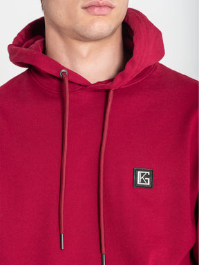 hoodies / Burgundy Alert Hoodie