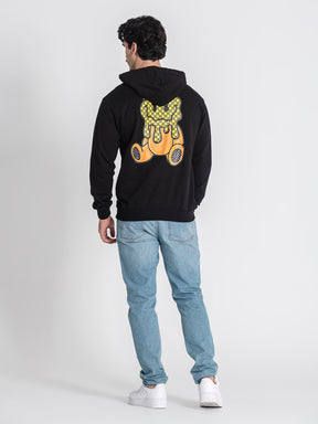 hoodies / Black Melting Bear Hoodie