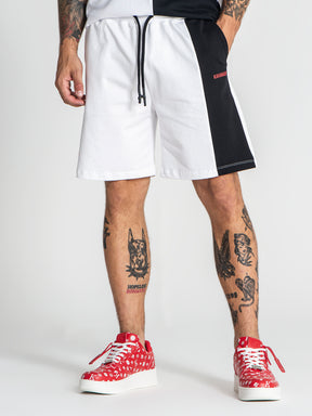 shorts / White Block Shorts