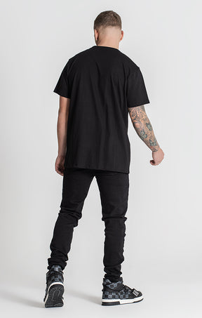 Black Fisheye Luxe Tee