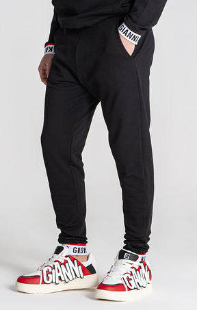 Black Track Joggers