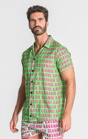 Green Typo Shirt