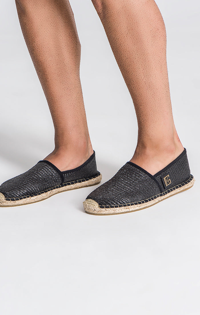 Black GK Artisan Espadrilles