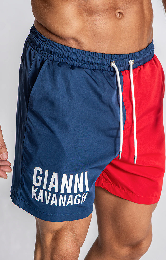 Blue Divide Swimshorts