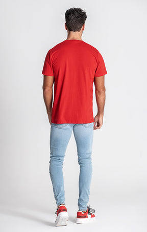 Red Anniversary Ted Tee