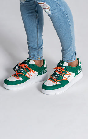 Green Wrapped Sneakers