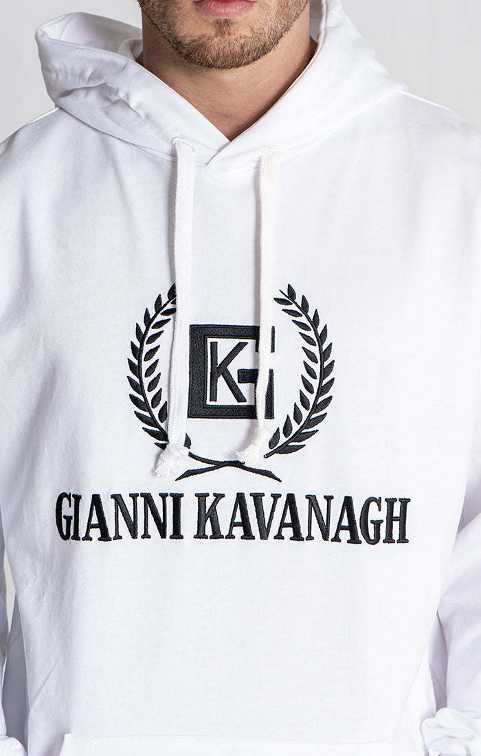 White Unity Oversized Hoodie