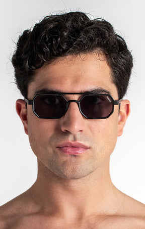 Black Hexa Sunglasses