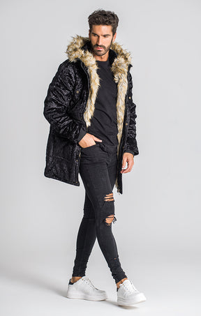 Black DNA Velvet Coat