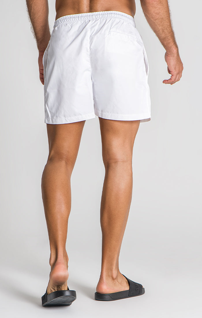 White L.A. Swimshorts