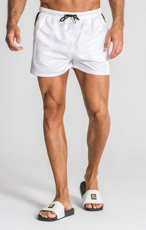 White Limits Swimshorts